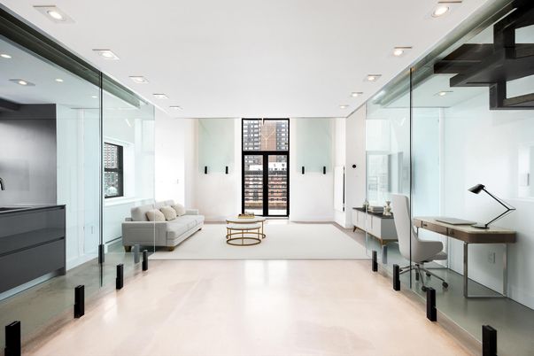 Home Office, Interior, Recessed Lighting