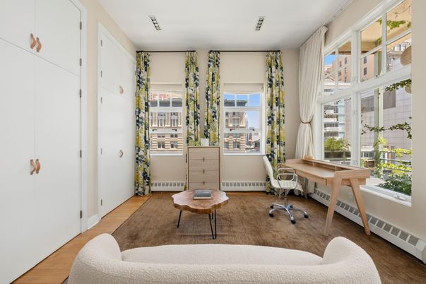 Home Office, Interior, Wood Texture Flooring