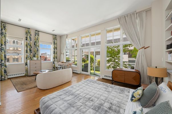 Bedroom, Home Office, Interior, Wood Texture Flooring