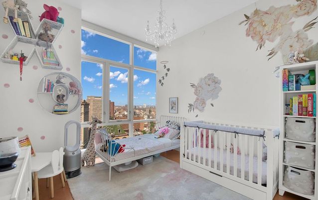 Bedroom, Chandelier, Interior