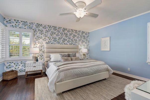 Bedroom, Interior, Wood Texture Flooring