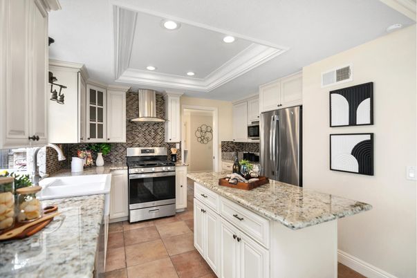 Interior, Kitchen, Recessed Lighting, Stainless Steel Appliances