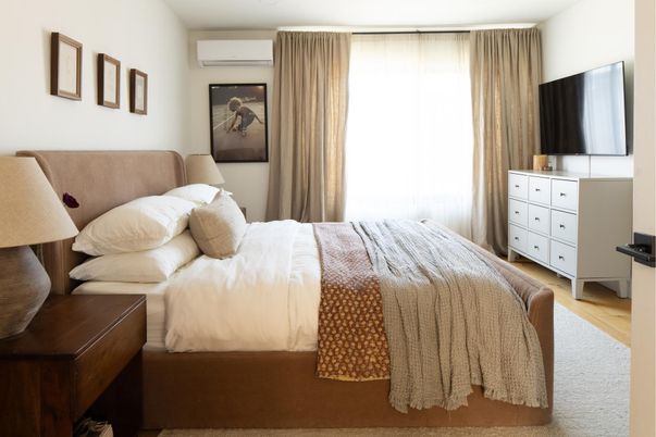 Bedroom, Interior, Wood Texture Flooring