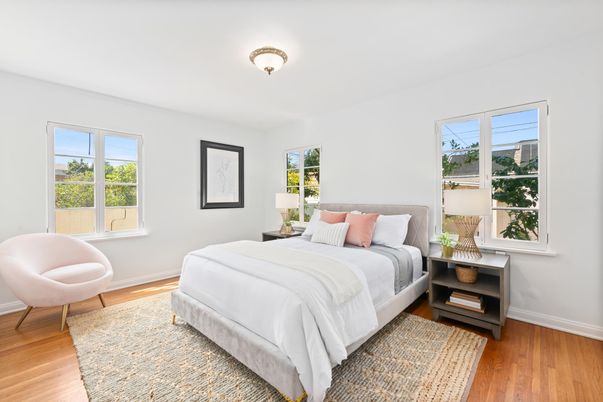 Bedroom, Interior, Wood Texture Flooring