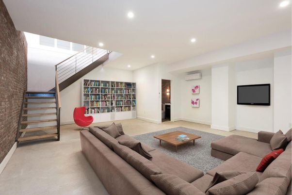 Interior, Living room, Recessed Lighting