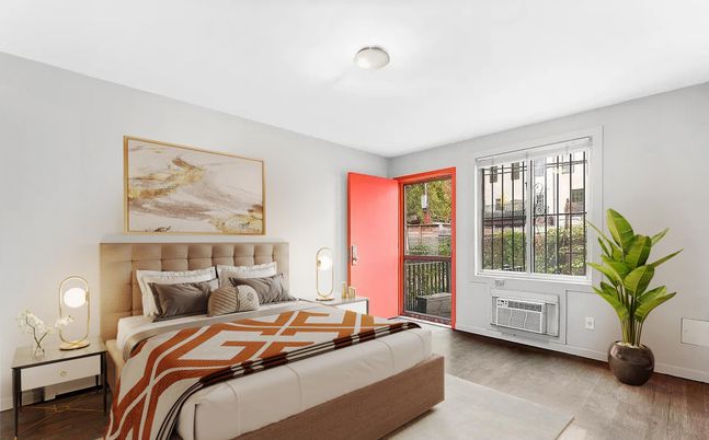Bedroom, Interior, Wood Texture Flooring