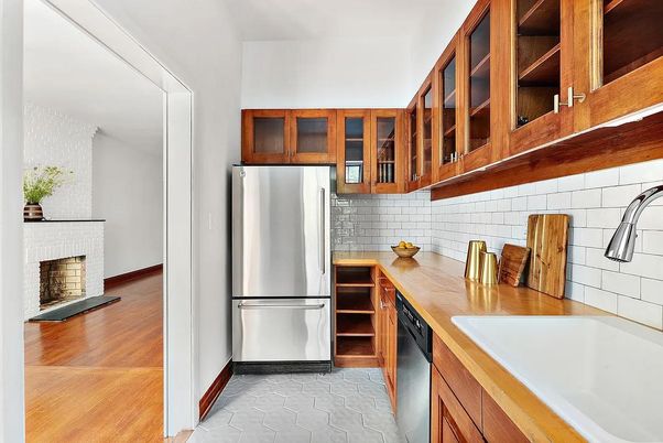 Fireplace, Interior, Kitchen