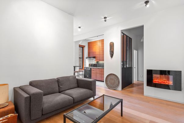 Fireplace, Interior, Living room, Wood Texture Flooring