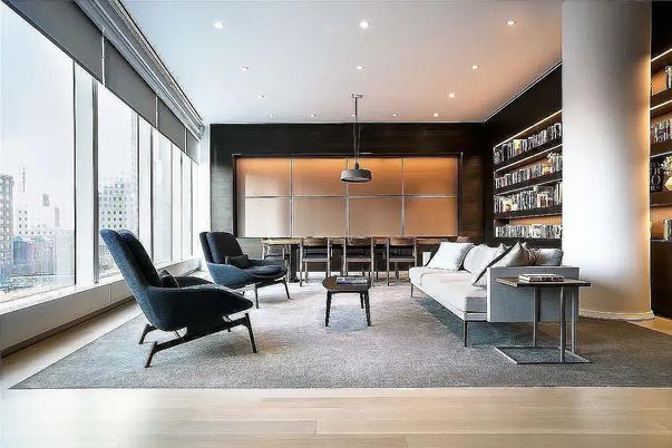 Dining room, Interior, Living room, Pendant Lights, Recessed Lighting