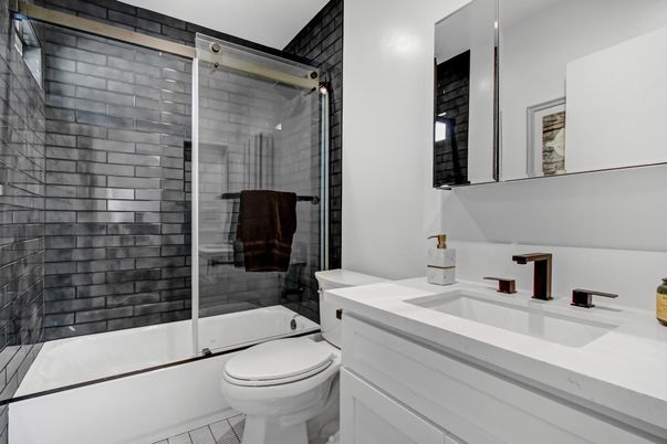 Bathroom, Glass Shower, Interior