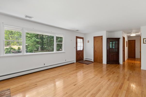 Empty room, Interior, Wood Texture Flooring