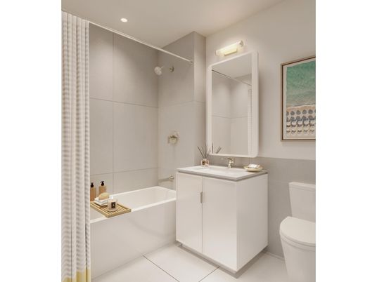 Bathroom, Interior, Recessed Lighting