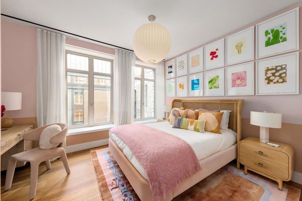 Bedroom, Interior, Wood Texture Flooring