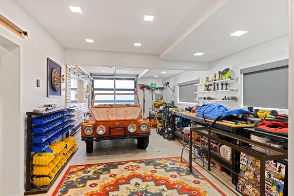 Garage, Interior, Recessed Lighting