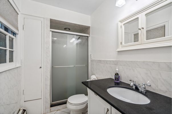 Bathroom, Glass Shower, Interior, Marble Walls