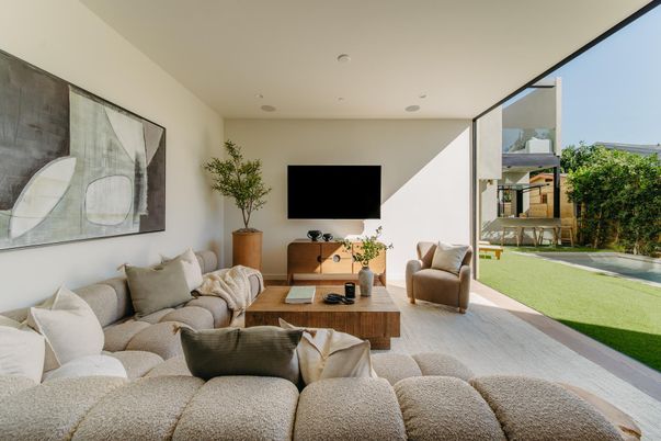 Interior, Living room, Recessed Lighting