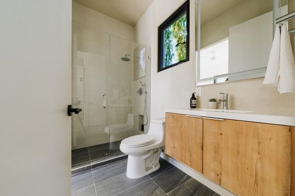 Bathroom, Glass Shower, Interior