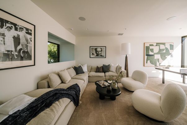 Interior, Living room, Recessed Lighting
