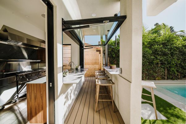 Exterior, Stainless Steel Appliances, Wood Texture Flooring