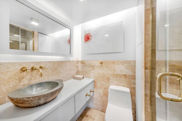 Bathroom, Glass Shower, Interior