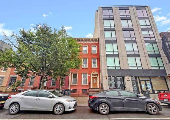 Exterior, Facade, Brick Facade, Rowhouse