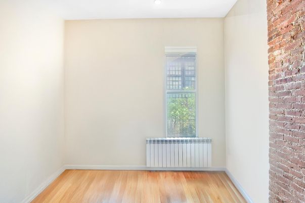 Empty room, Interior, Stone Walls, Wood Texture Flooring