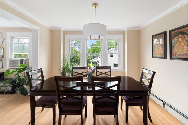Dining room, Interior, Wood Texture Flooring