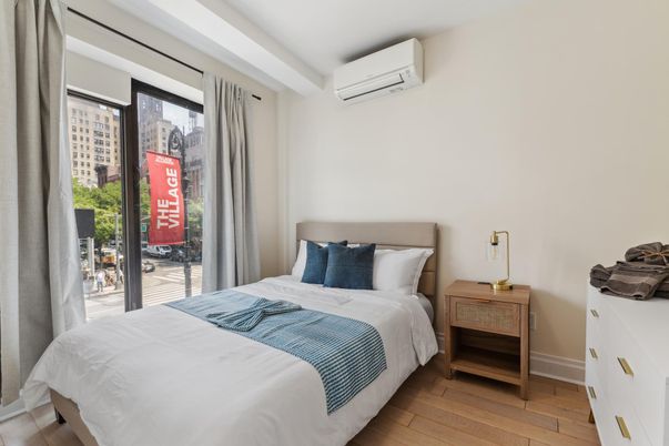 Bedroom, Interior, Wood Texture Flooring