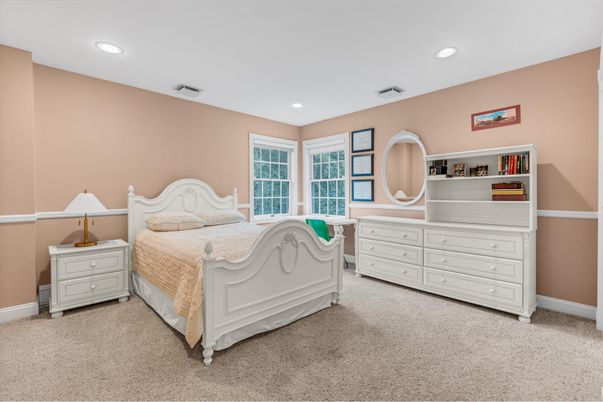 Bedroom, Interior, Recessed Lighting