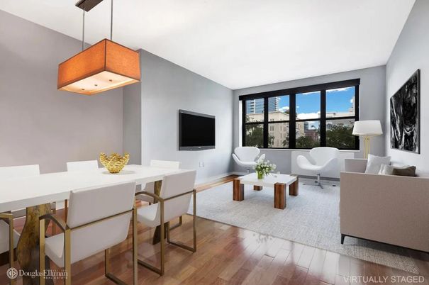 Dining room, Interior, Living room, Pendant Lights, Wood Texture Flooring