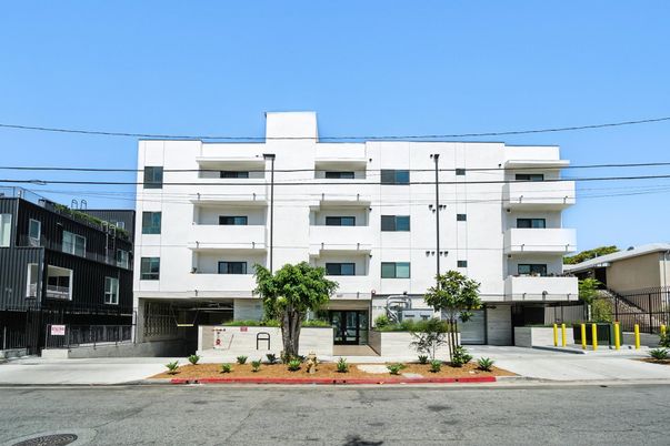 Exterior, Facade, Condo Building