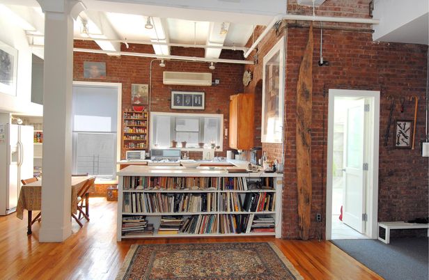 Interior, Stone Walls, Wood Texture Flooring