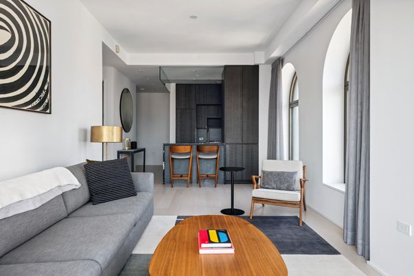 Interior, Living room, Recessed Lighting