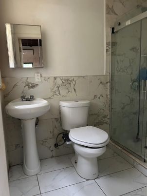 Bathroom, Glass Shower, Interior, Marble, Marble Walls