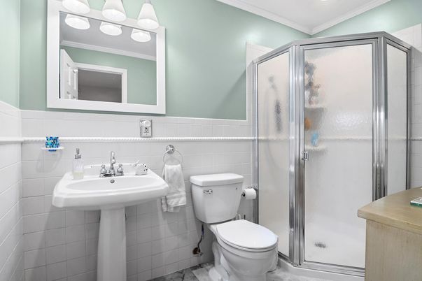 Bathroom, Glass Shower, Interior