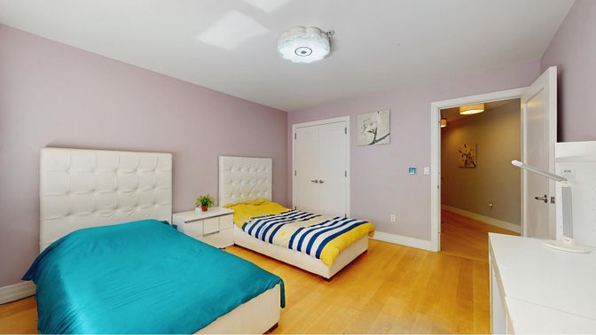 Bedroom, Interior, Wood Texture Flooring