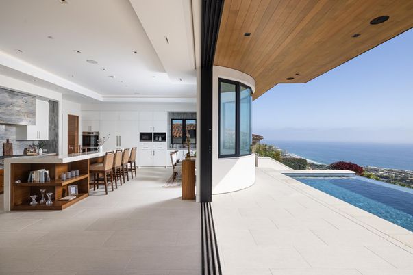 Interior, Kitchen, Pool, Recessed Lighting, Water, Wooden Ceilings