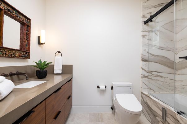 Bathroom, Interior, Marble Walls