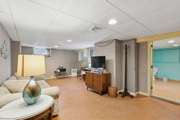 Home Office, Interior, Recessed Lighting