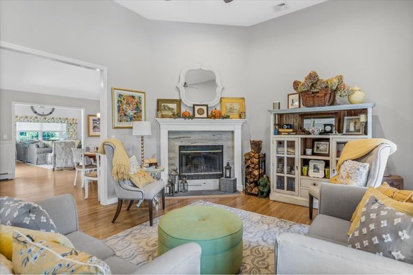 Fireplace, Interior, Living room, Wood Texture Flooring
