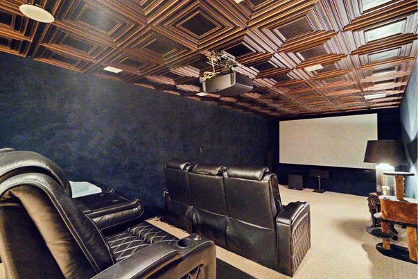 Home Theatre Room, Interior, Projection Screen, Theatre Room