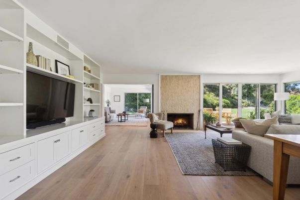 Fireplace, Interior, Living room, Wood Texture Flooring