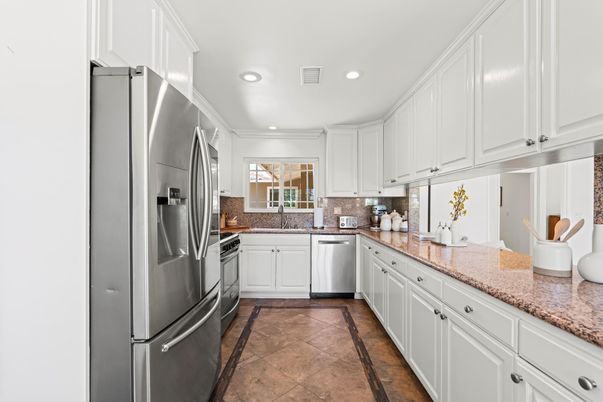 Interior, Kitchen, Recessed Lighting, Stainless Steel Appliances