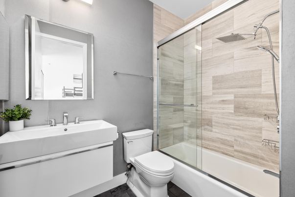 Bathroom, Glass Shower, Interior