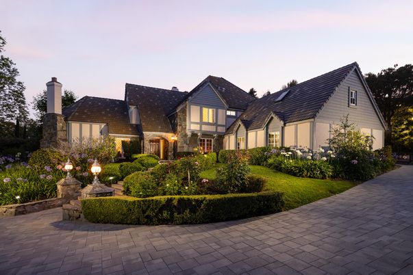 Backyard, Exterior, Facade, Brick Facade, Tudor Revival