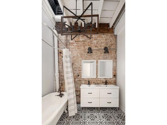 Bathroom, Interior, Stone Walls