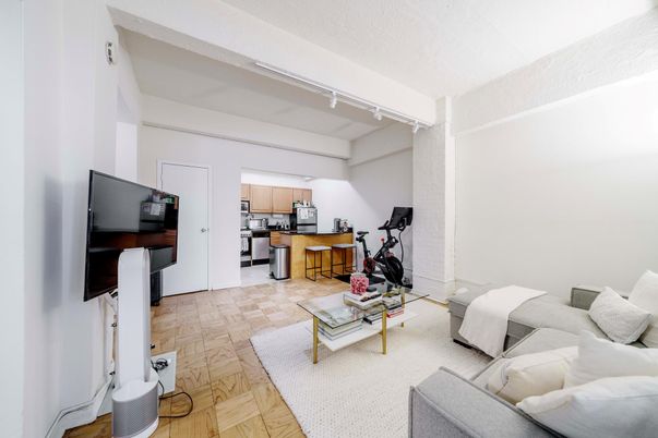 Fitness Equipment, Interior, Kitchen, Living room, Wood Texture Flooring