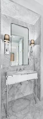 Bathroom, Interior, Marble, Marble Walls
