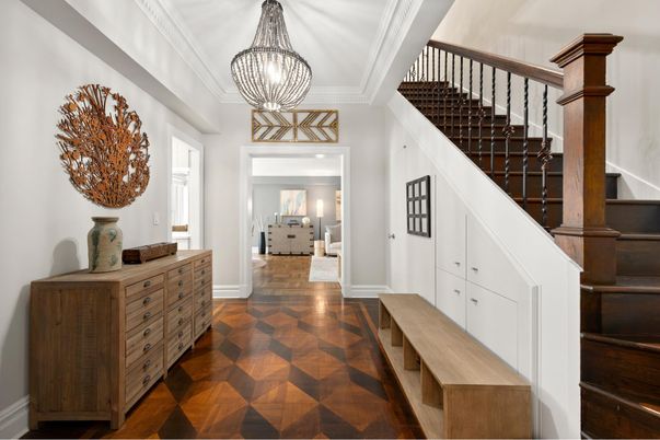 Interior, Pendant Lights, Wood Texture Flooring