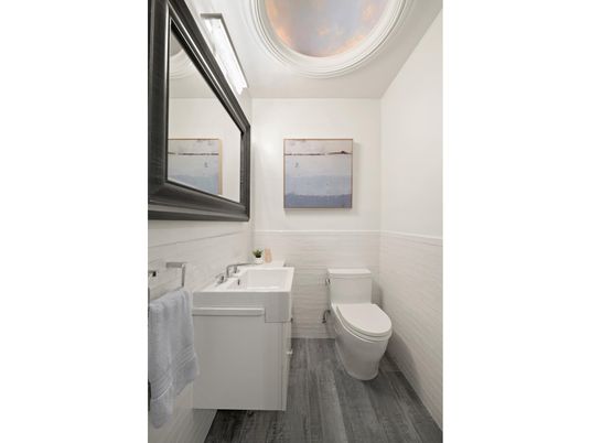 Bathroom, Interior, Wood Texture Flooring